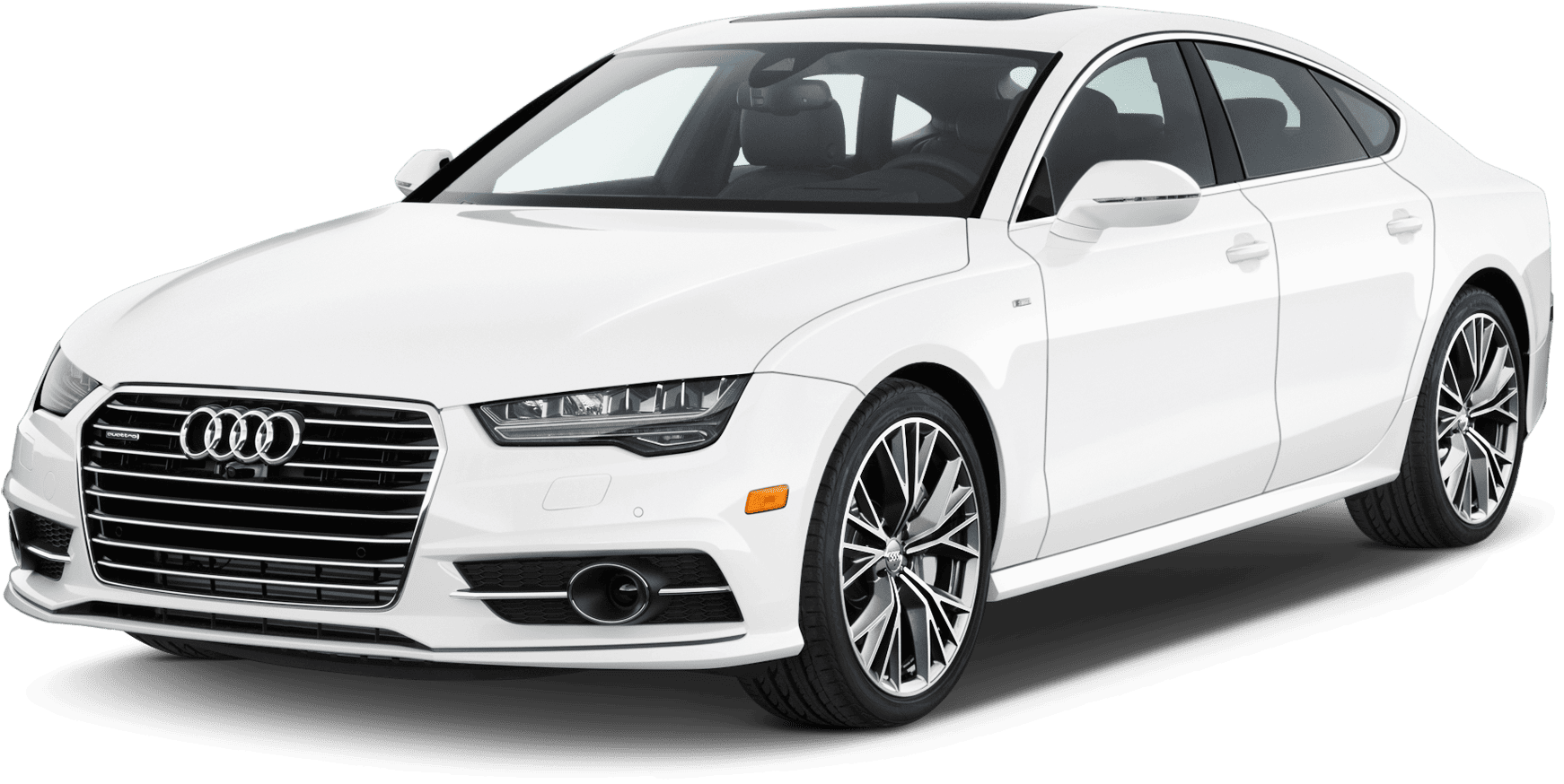 Audi Car by One Side Taxi